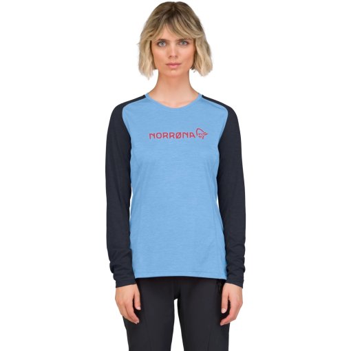 Foto de Norrona Camiseta de Manga Larga Mujer - fjørå equaliser lightweight - Frozen Fjord