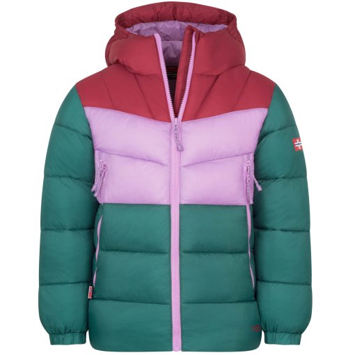 Foto de Trollkids Chaqueta Niño - Kirkenes - Midnight Petrol/Light Violet/Deep Red
