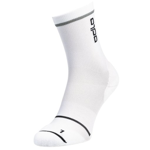 Foto de Odlo Calcetines Ciclismo - Ceramicool Reflective Micro Crew - blanco