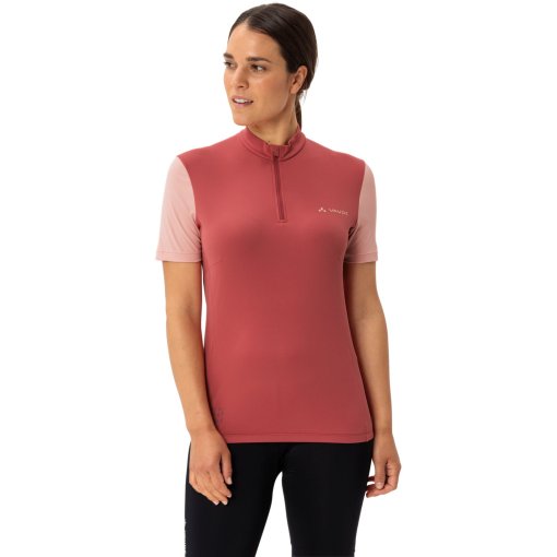 Foto de Vaude Maillot de Manga Corta Mujer - Matera Half Zip - brick
