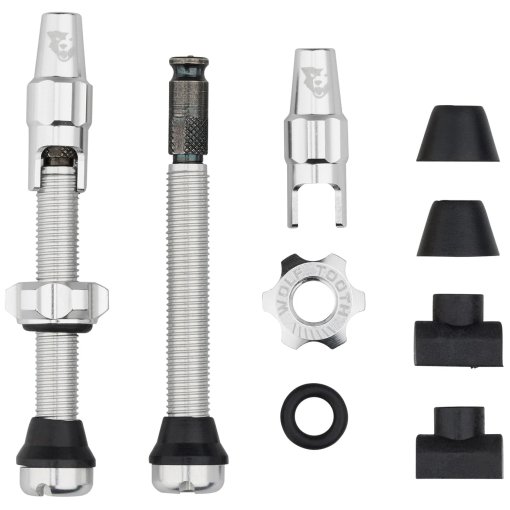 Immagine prodotto da Wolf Tooth Kit di Valvola - Tubeless | Clik Valve (SCV) - raw silver