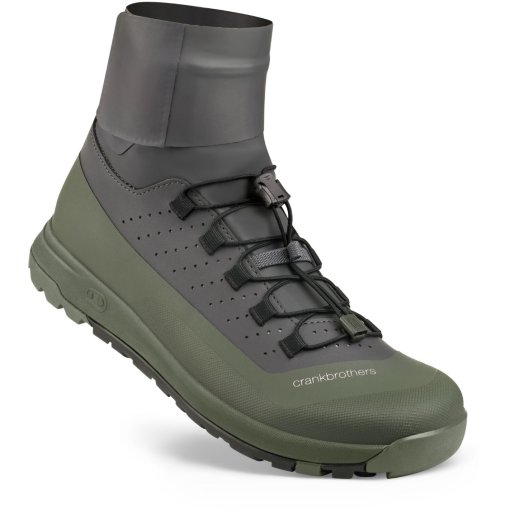 Productfoto van Crankbrothers Stamp Trail Seal Speed Lace mtb-schoenen - dark grey/forest
