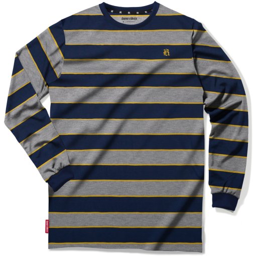 Picture of Loose Riders Tech Long Sleeve Shirt Men - Austin Grey Yellow