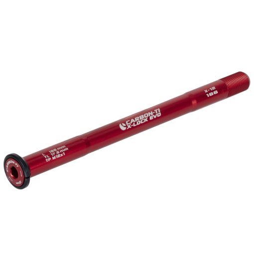 Foto de Carbon-Ti X-Lock EVO Eje pasante - 12x148mm Boost - X-12 - M12x1.0mm - Longitud 166mm - rojo