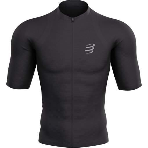 Slika izdelka Compressport Moška kratkoročajna majica za tek po terenu - black/reflective silver
