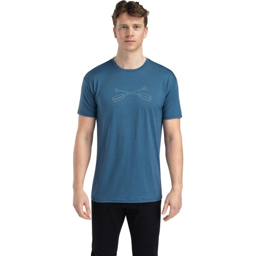 Photo produit de Aclima Lightwool Oars T-shirt pour hommes - blue fusion