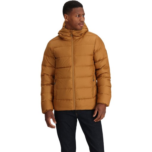 Foto de Outdoor Research Pluma Chaqueta con Capucha Hombre - Coldfront - bronze