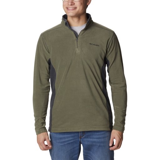 Immagine prodotto da Columbia Maglia a Maniche Lunghe Uomo - Klamath Range II Half Zip - Stone Green/Shark