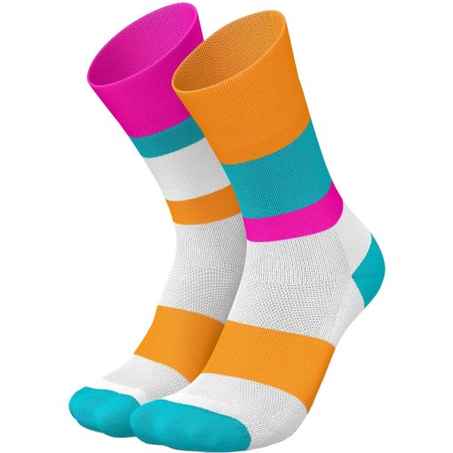 Image de INCYLENCE Chaussettes Running - Bands - Cyan Orange