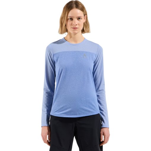 Foto de Odlo Camiseta de Manga Larga MTB Mujer - X-Alp Linencool - persian jewel - blue heron