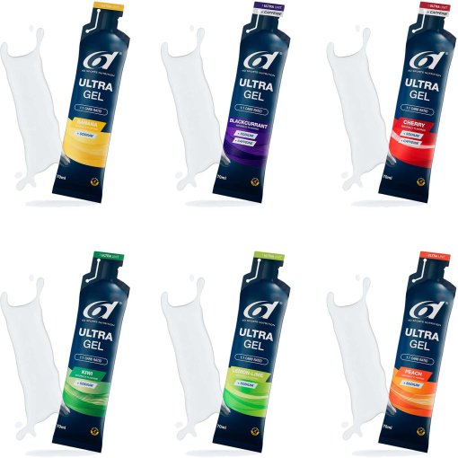 Kuva tuotteesta 6d Sports Nutrition Ultra Gel - Mixed Flavors - Hiilihydraattigeeli - 6x70ml