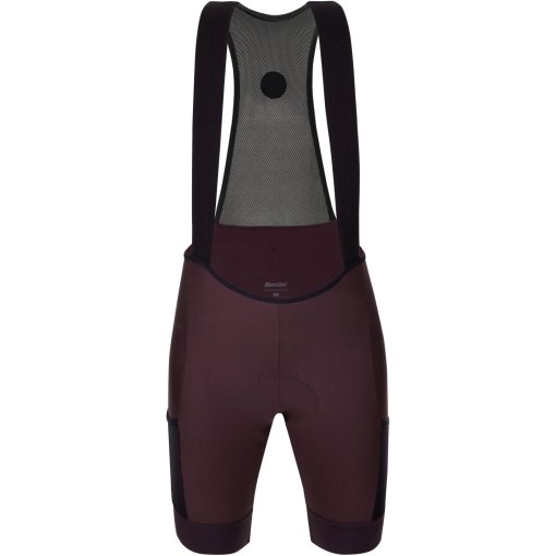 Foto de Santini Culotte Corto con Tirantes Ciclismo Mujer - Gravel 3M1064C3WGRAVL - burgundy BU