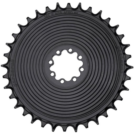 Produktbild von Garbaruk MTB AERO Kettenblatt | Rund | SRAM 8-Loch | Direct Mount | 0mm Offset - schwarz