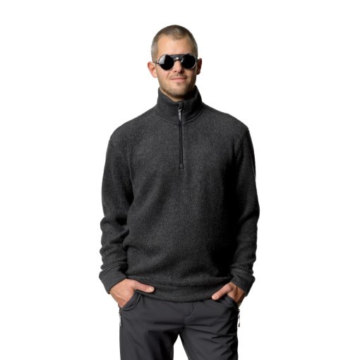 Foto de Houdini Jersey Hombre - Alto Half Zip - True Black