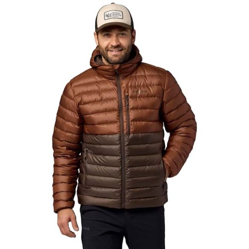 Foto de Marmot Highlander Chaqueta con capucha para hombre - gingerbread/hickory nut
