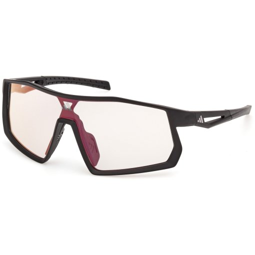 Photo produit de adidas Kentro S SP0127 Lunettes - Matte Black / Photochromic Red Mirror