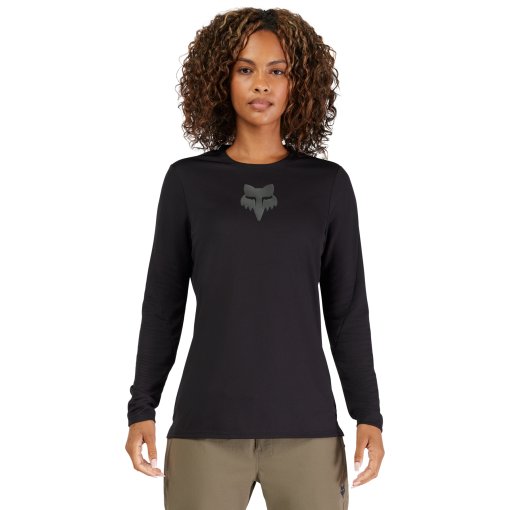 Foto de FOX Maillot de Manga Larga MTB Mujer - Ranger Fox Head - negro
