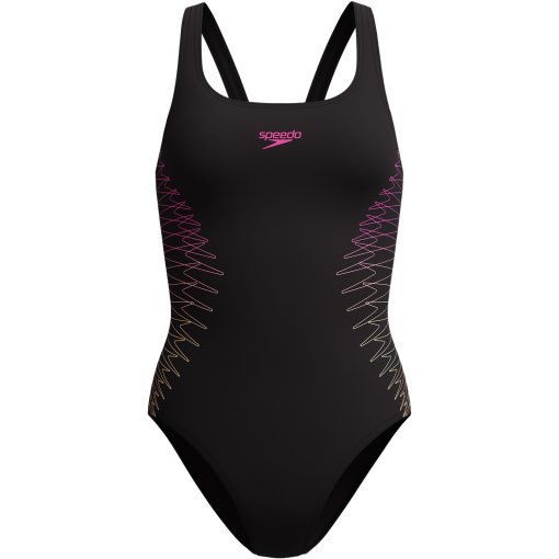 Produktbild von Speedo Placement Muscleback Badeanzug Damen - anthracite