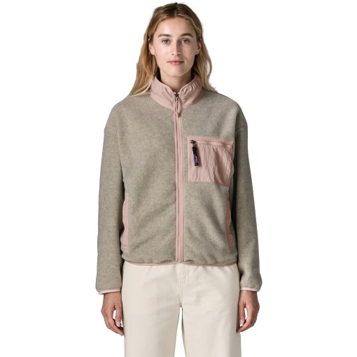 Foto de Patagonia Chaqueta Polar Mujer - Synchilla - Oatmeal Heather w/Pink Frost