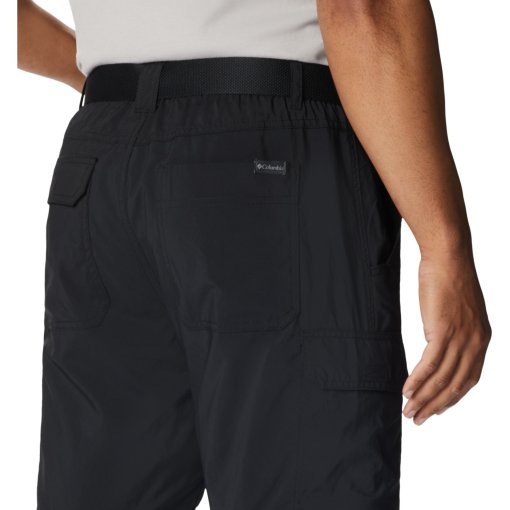 Pantalon de randonnee convertible columbia silver ridge utility noir pas cher