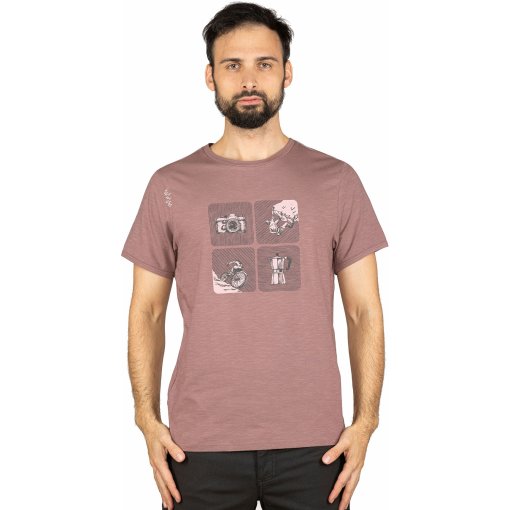 Photo produit de Chillaz T-Shirt Homme - Innsbruck Exploring The Outdoors - wine