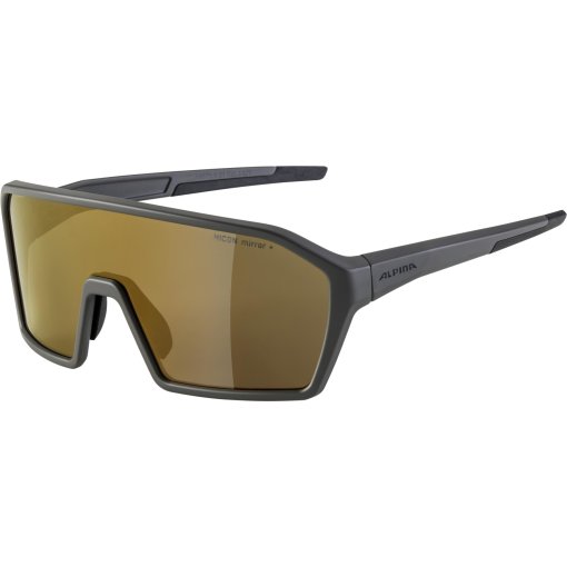 Foto de Alpina Gafas - Ram Q-Lite - coffeegrey matt/Hicon gold mirror