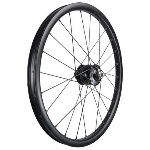 Immagine prodotto da SON Routa Anteriore con Dinamo a Mozzo - delux 12 | Ryde Rival 23 - 20&quot; | Clincher | Centerlock | per Brompton G-Line - 24 Raggi | anodizzato nero