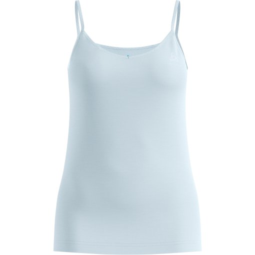 Produktbild von Odlo Natural Merino 160 V-Neck Ärmelloses Unterhemd Damen - baby blue
