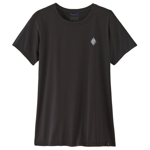 Productfoto van Patagonia Cap Cool Daily T-shirt dames - Hut Tripper - Black