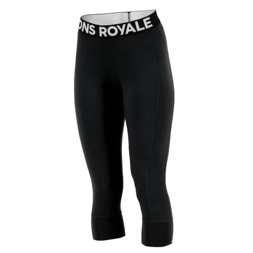 Foto de Mons Royale Calzoncillo 3/4 Mujer - Cascade Merino - negro