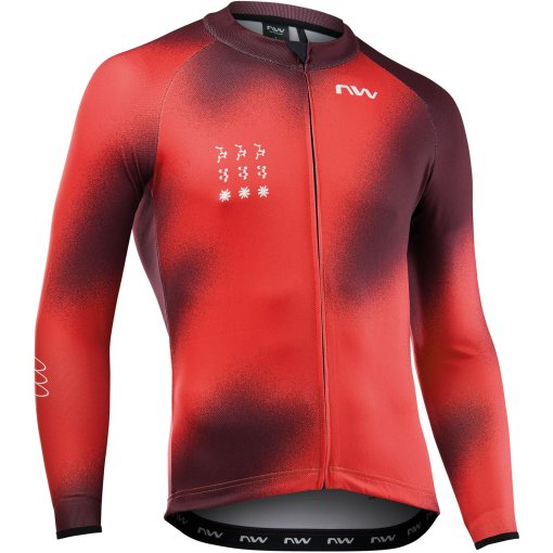 Picture of Northwave Blade Jersey Men - lava red/bordeaux 168