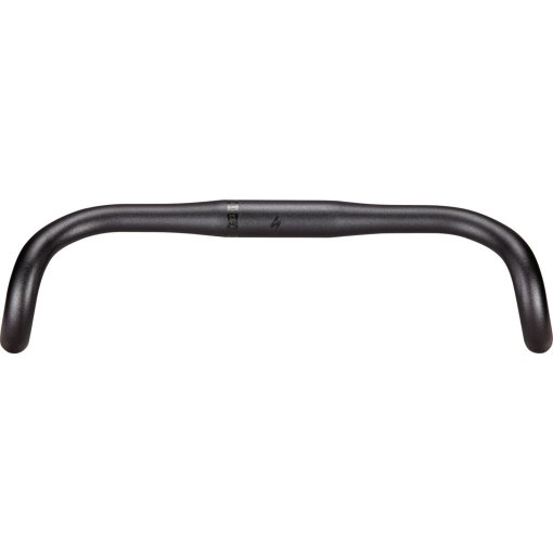 Manubrio Drop In Alluminio 31,8 Mm Per Bici Da Strada E Ciclocross – Forma Svasata, Peso 294 G, Drop 130 Mm – SENBA (Nero)
