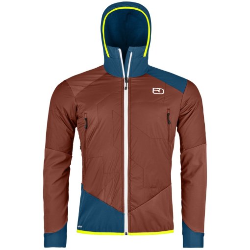 Picture of Ortovox Swisswool Col Becchei Hybrid Jacket Men - clay orange