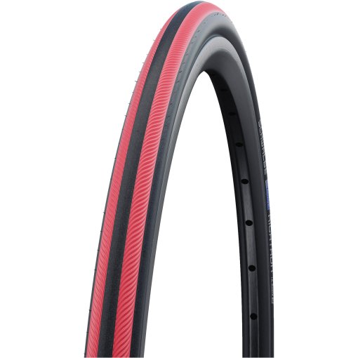 Foto de Schwalbe Cubierta Rigida - RightRun - Active | Black &#039;n&#039; Roll | K-Guard - 24x1.00&quot; | Red Stripes