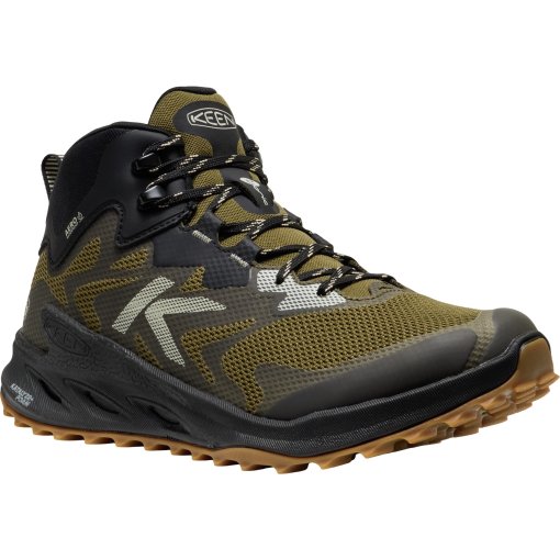 Foto de KEEN Zapatillas Impermeables Senderismo Hombre - Zionic NXT Mid - Dark Olive/Negro