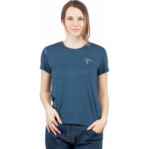 Foto de Chillaz Camiseta Mujer - Iseo Mountain Logo - dark blue