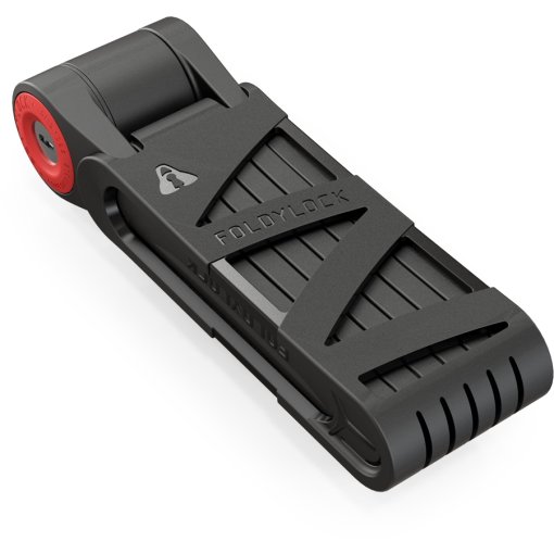 Produktbild von Seatylock Foldylock - 85 cm Faltschloss - schwarz/rot