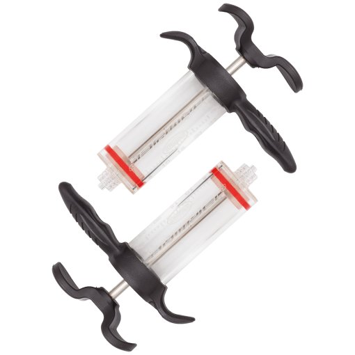 Immagine prodotto da Jagwire Elite Siringhe di ricambio del kit di spurgo (coppia) - Olio minerale (guarnizioni rosse)