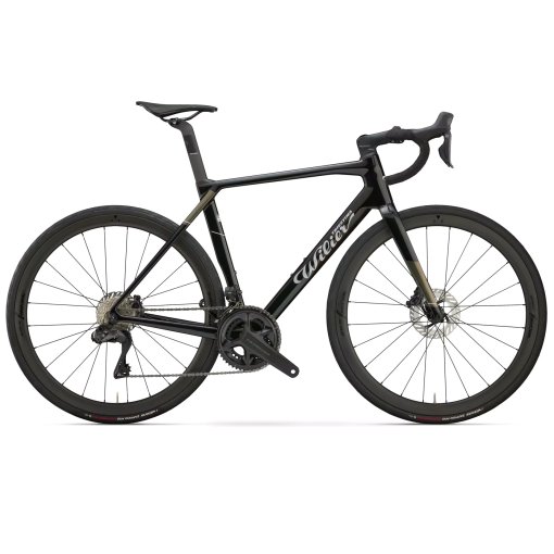 Photo produit de Wilier GRANTURISMO SL - 105 Di2 - Vélo de route en carbone - 2026 - black silver glossy