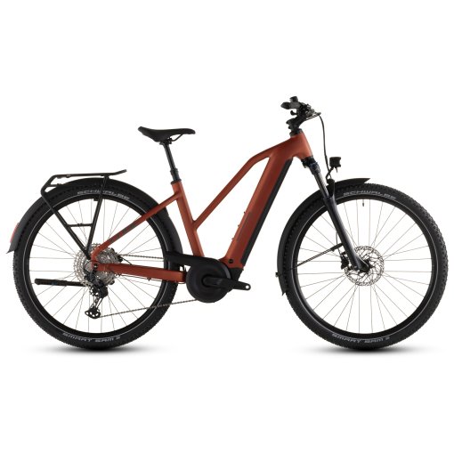 Productfoto van CUBE NURIDE HYBRID Pro 600 - Trapeze - E-Bike - 2026 - chilli / black