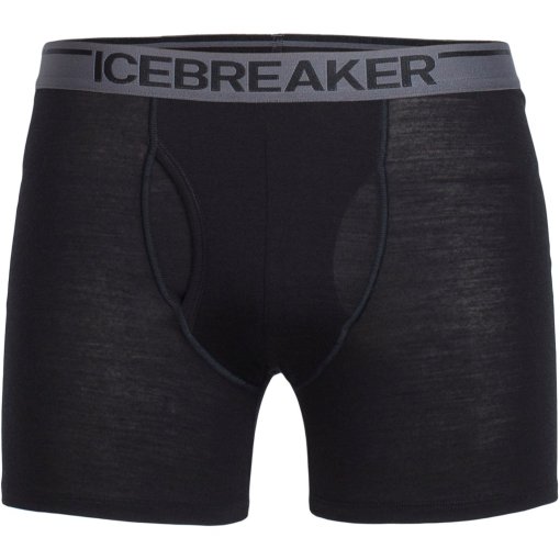 Immagine prodotto da Icebreaker Boxer con Apertura Uomo - Merino Anatomica - Nero/Monsoon