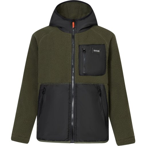 Foto de Regatta Chaqueta Híbrida Niños - Munro - Dark Khaki/Black 2BC