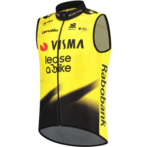 Photo produit de RAPidGEAR Team Visma | Lease a Bike Replica Gilet coupe-vent pour hommes 2026 - yellow