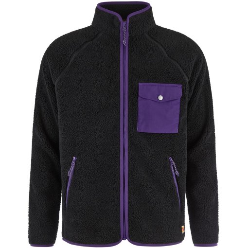 Picture of Fjällräven Vardag Pile Fleece Jacket Men - black/dark violet