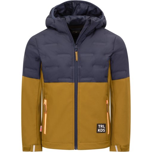 Produktbild von Trollkids Helgeland Jacke Kinder - Navy/Spruce Green