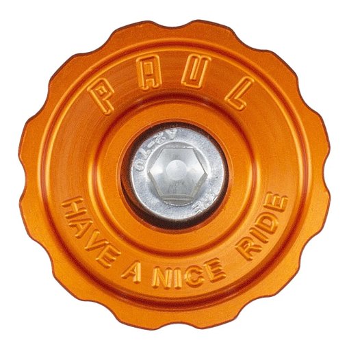 Immagine prodotto da Paul Component Tappo Fissaggio per Attacco Manubrio KLAMPER - 1 1/8&quot; - arancione