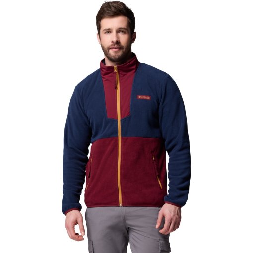 Immagine prodotto da Columbia Giacca in Pile Uomo - Sequoia Grove Full Zip - Rich Wine/Collegiate Navy