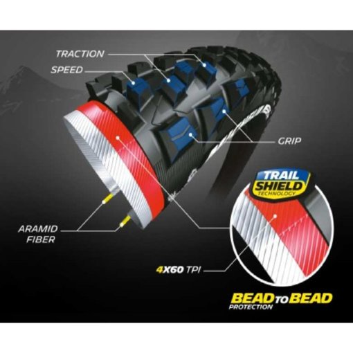 Pneu vtt 27.5 x 2.40 michelin wild tr (61-584) (650b