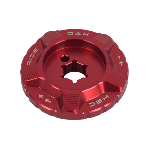 Photo produit de OAK Components Capuchon HSC pour fourches à suspension Fox 34 / 36 / 38 / 40 - rouge