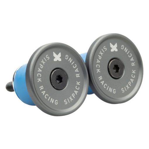 Photo produit de Sixpack Millenium Grip Handlebar Plugs - dark titanium
